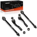 Set of 4 Front Inner & Outer Tie Rod Ends for Mercedes-Benz Sprinter 1500 (2010–2018)