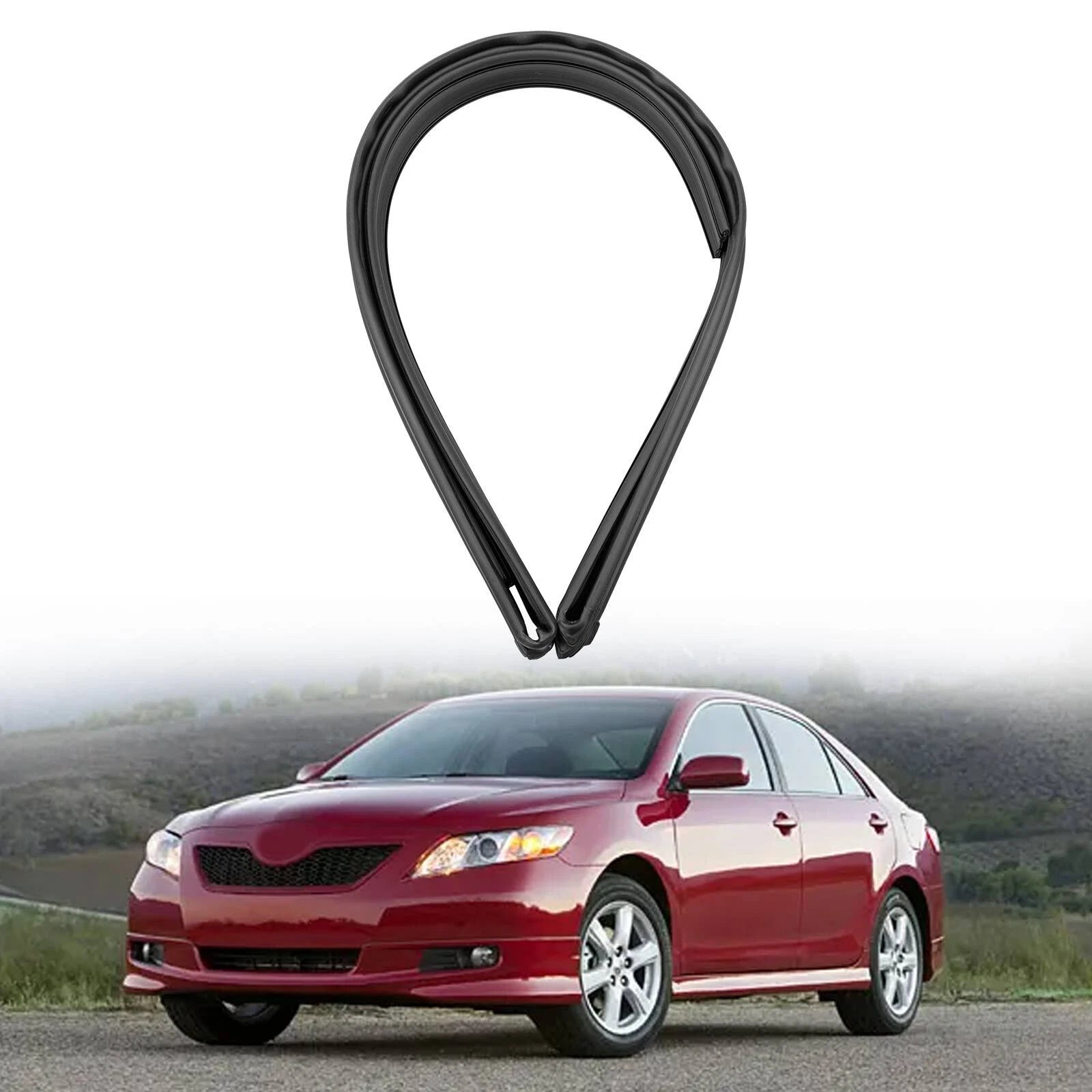 Front Left Door Window Rubber Channel Seal for Toyota Corolla (2002–2008) 68151-02050