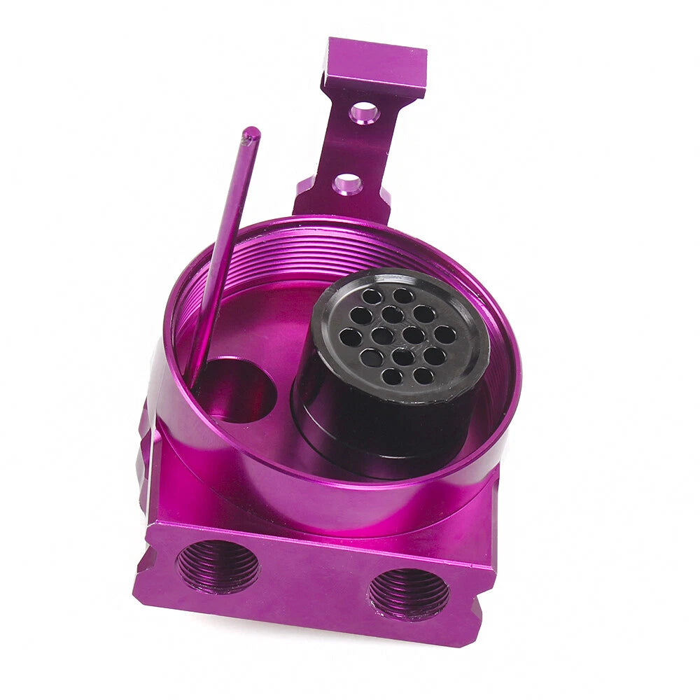 Oil Catch Can Kit for Universal Breather (300ML) - Aluminum Purple