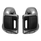 Lower Vented Leg Fairings for Harley Street Glide (2014–2023) Charcoal Pearl