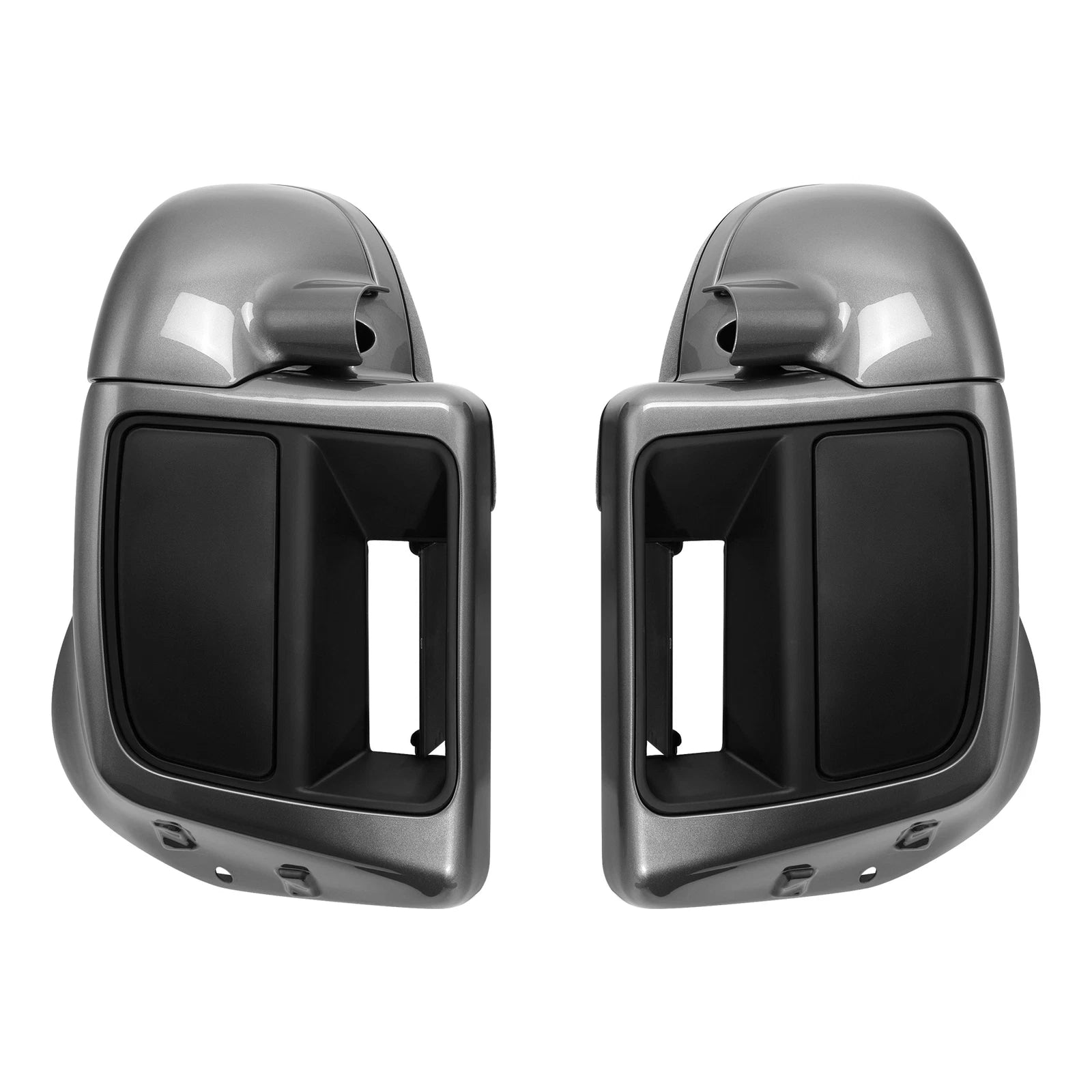 Lower Vented Leg Fairings for Harley Street Glide (2014–2023) Charcoal Pearl
