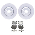 Hella Front Rotors & TRW Pro Low-Met Disc Brake Pads Kit for BMW F30 F32 (2012–2019)