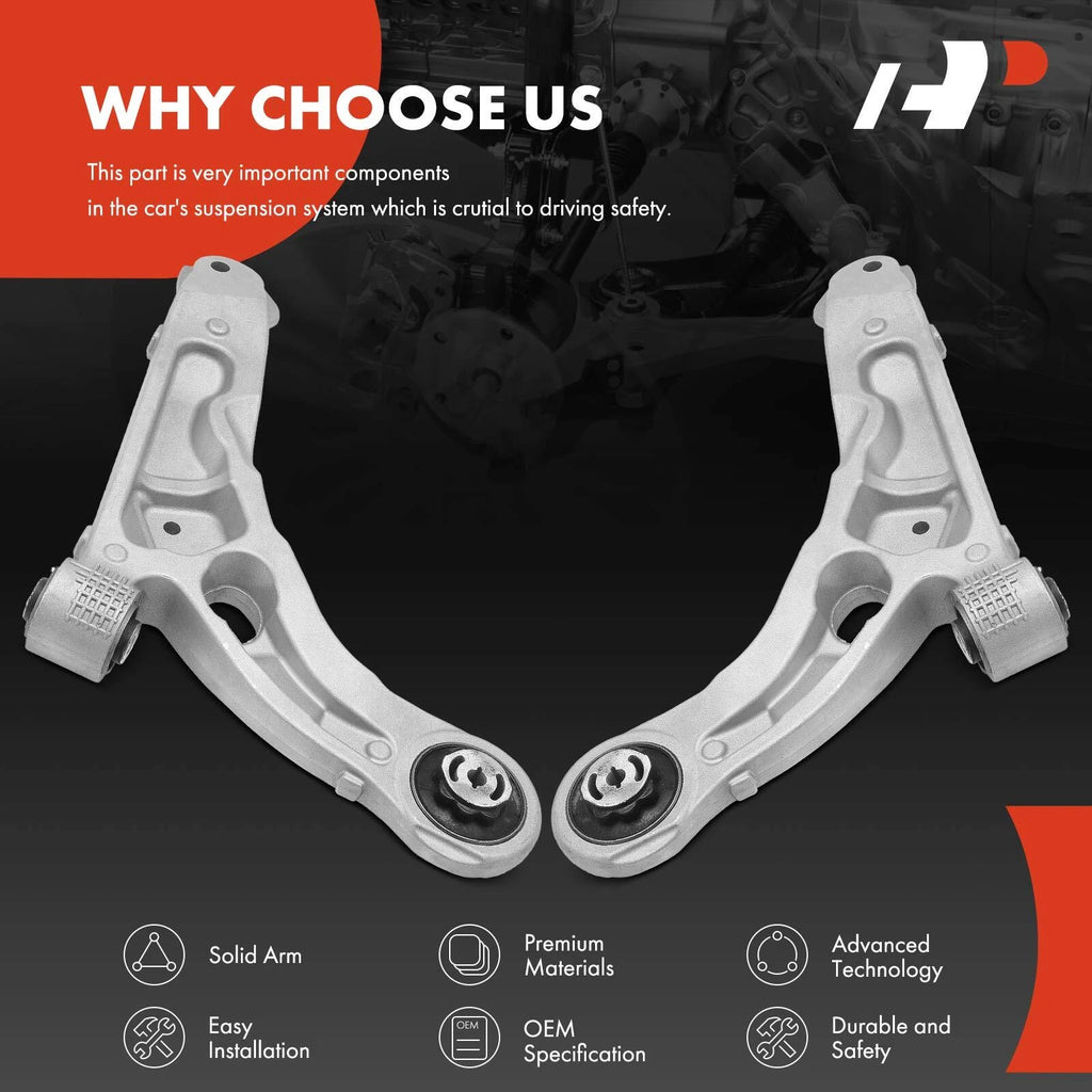 2X Front Side Lower Control Arm for Jeep Cherokee (2014-2018)