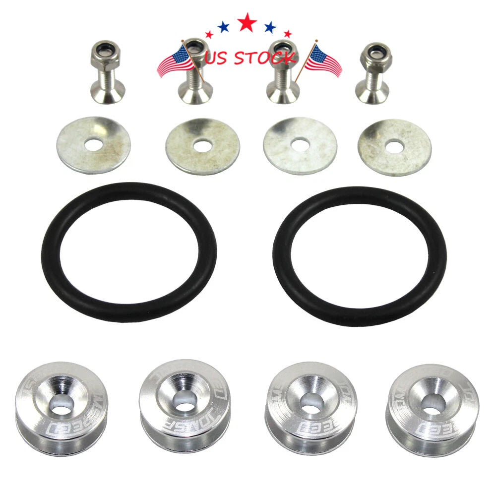 Quick Release Bumper Fastener Kit for Universal Cars (Aluminum)