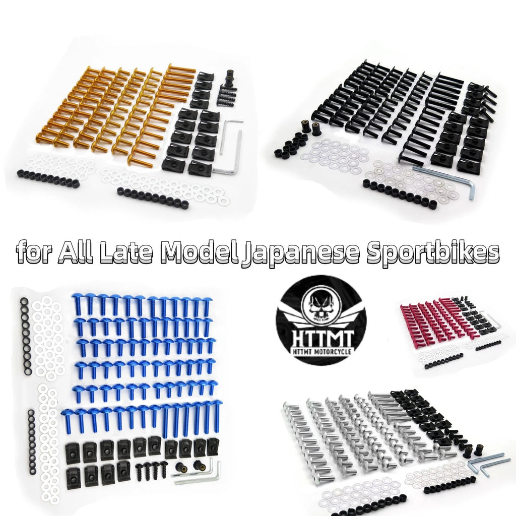 Round Fairing Bolt Kit for Honda CBR & Suzuki Hayabusa (M5 & M6)