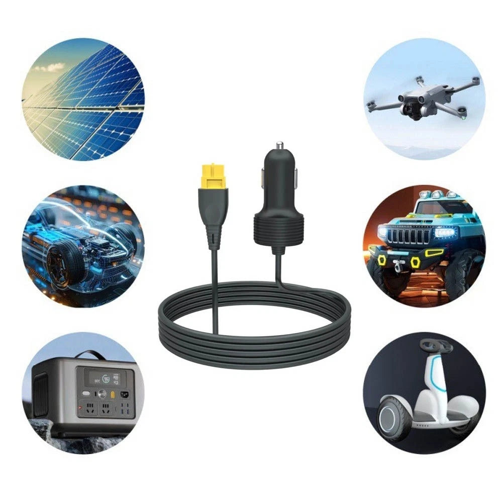 XT60 Charging Cable for Portable Power Supply and Vehicles (2010–2023)