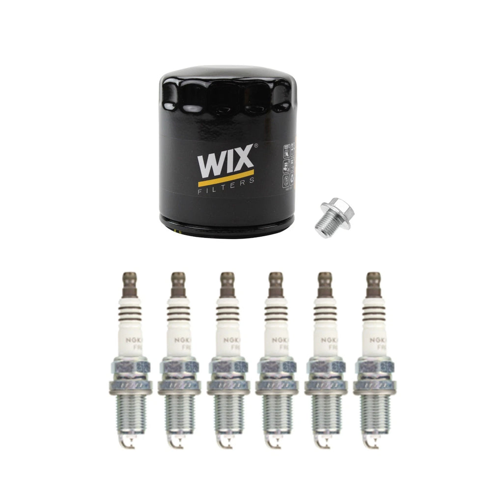 Wix Engine Oil Filter & NGK Spark Plugs Set for Camry Highlander Sienna Solara (2002–2020)
