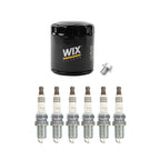 Wix Engine Oil Filter & NGK Spark Plugs Set for Camry Highlander Sienna Solara (2002–2020)
