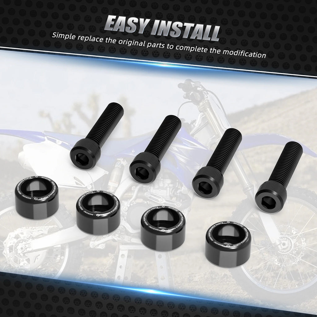 Aluminum Rear Shock Bolt Mount Kit for Harley Road King EFI (1996–2006)