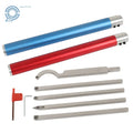 20 Inch Carbide Woodturning Lathe Tool Set with Aluminum Case