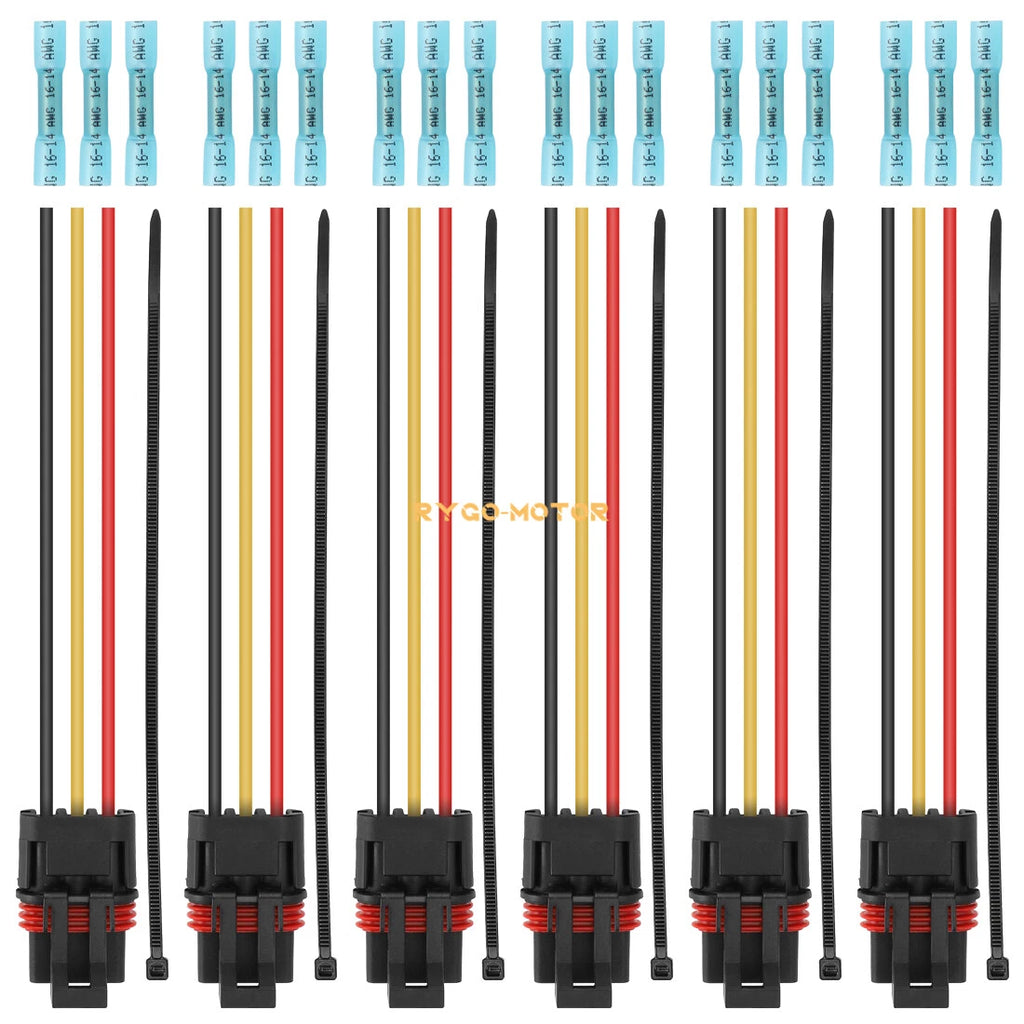 6X Pulse Power Bus Bar Plug Pigtail Connector for Polaris RZR PRO Ranger 1000 XP (2019–2023)