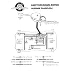 Turn Signal Switch Heavy Duty for Hot Rod Universal Chrome Steel Housing (1950–1970)