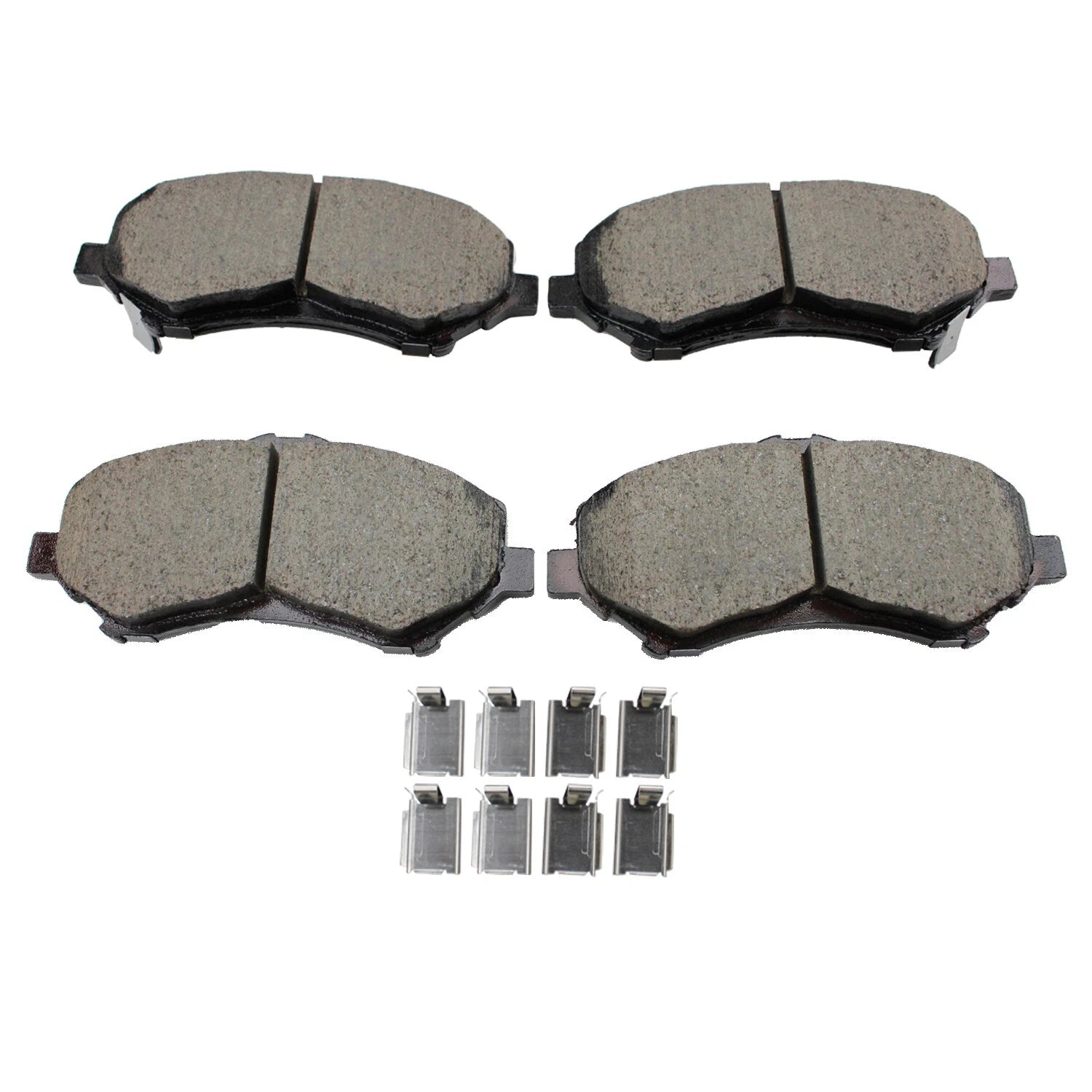 Set of 4 Akebono ProACT Front Ceramic Disc Brake Pads for Chrysler Dodge Jeep Ram VW