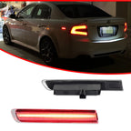 2X Clear Lens Red LED Rear Side Marker Lights for Acura TL (2004–2008)
