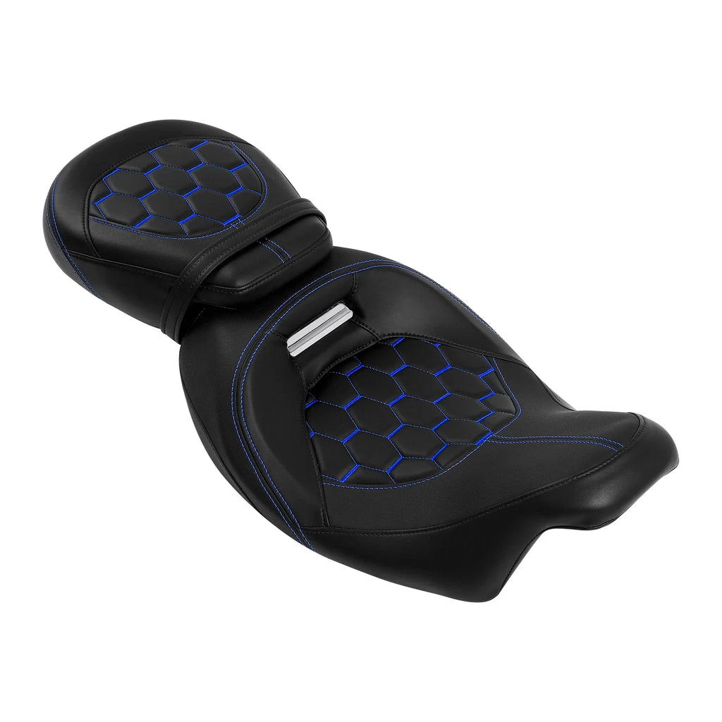 Gel Driver Passenger Seat for Harley Touring CVO Street Glide (2009-2023)