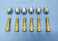 Front Disc Brake Wheel Stud & Chrome Nut Kit for Toyota Land Cruiser (1980-1990)