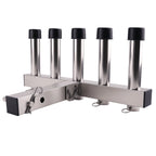 Adjustable Fishing Pole Rack for 2" Hitch Receiver (5 Rods)