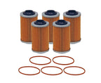 Set of 5 Engine Oil Filters for Cadillac Chevy GMC Pontiac Saab V6