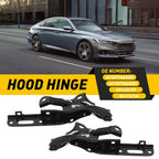 Set of 2 Hood Hinges for Honda Accord Left Right
