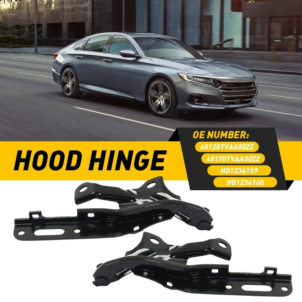 Set of 2 Hood Hinges for Honda Accord Left Right