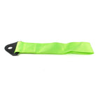 Racing Car Towing Strap Belt Hook for Universal Rear/Front Bumper - Green