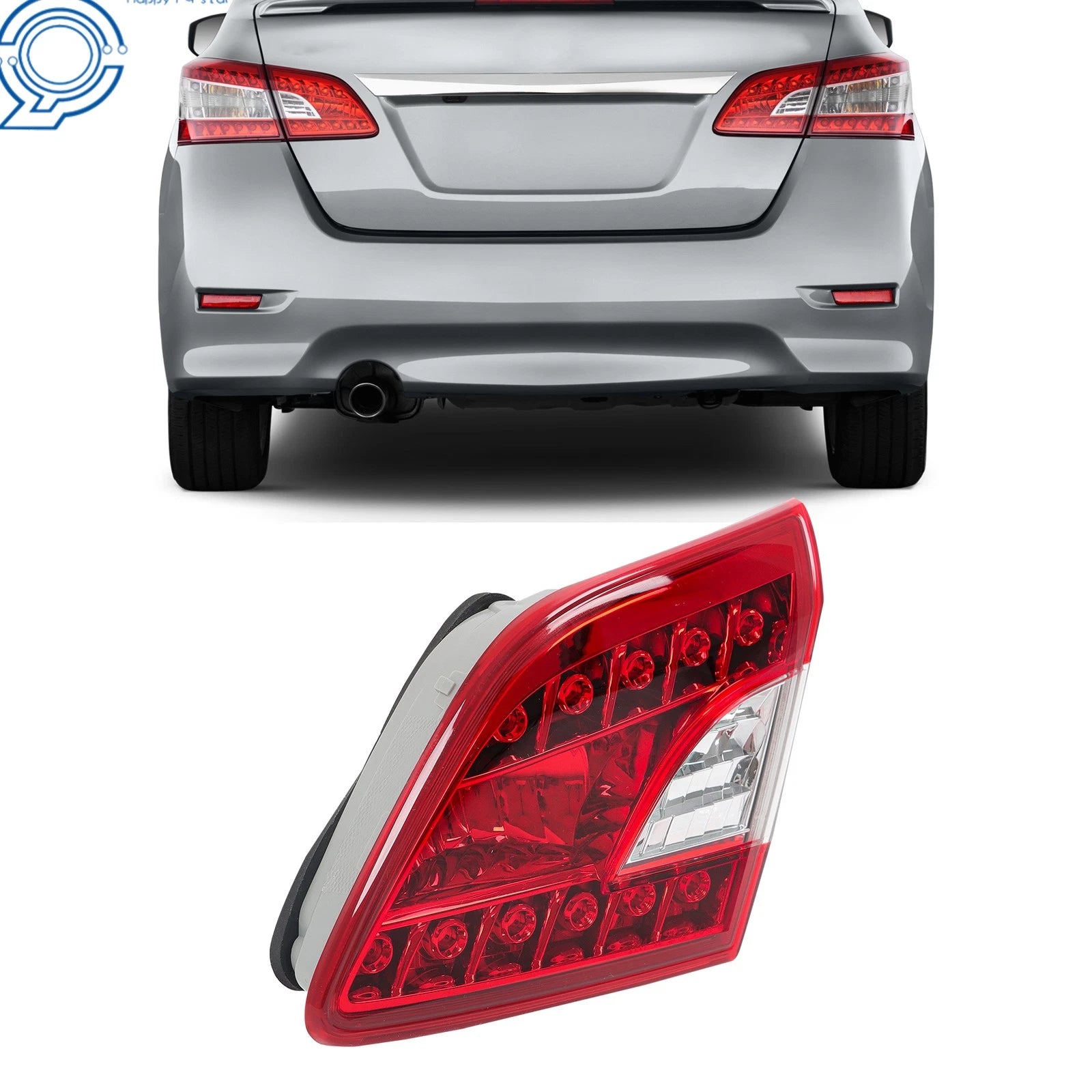 Inner Tail Light Assembly for Nissan Sentra (2013–2015) Right Side
