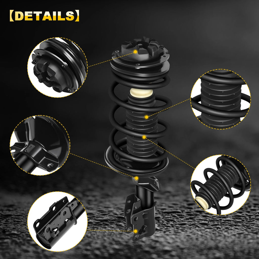 Set of 2 Front Complete Struts for Saturn Ion (2003–2007)