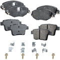 Set of 4 NAO Brake Pads for Jaguar X-Type (2005–2008)