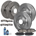 Set of 4 Disc Brake Rotors and Ceramic Pads for Chevrolet Impala Limited (2014–2016)