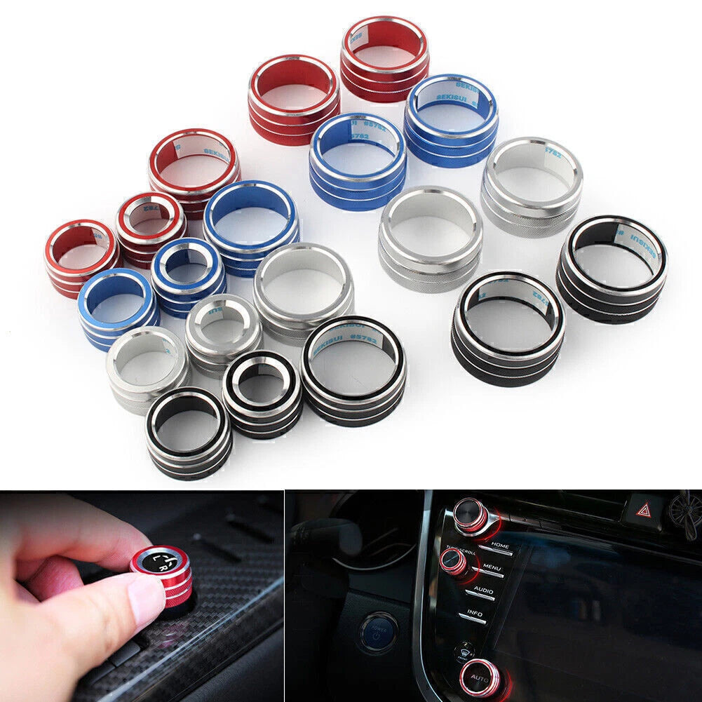 Set of 4 Interior Air Condition Audio Button Switch Knob Covers for Toyota Camry (2018)