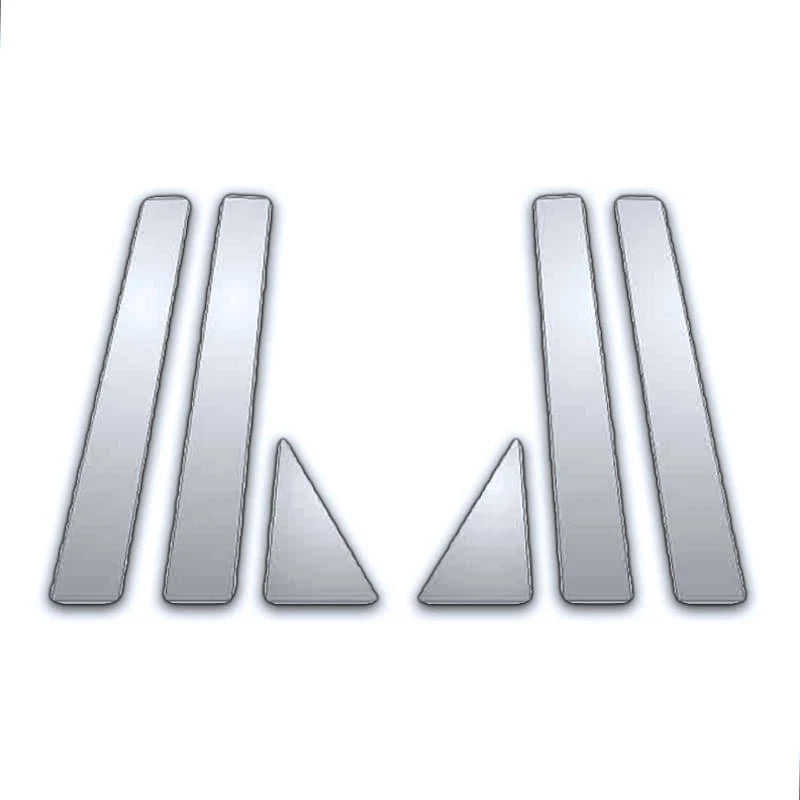 6Pc Chrome Pillar Post Covers for Toyota Prius (2004–2008)