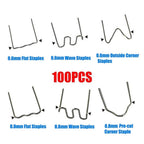 Hot Stapler Staples for Car Bumper Repair Kit (Pre-Cut)