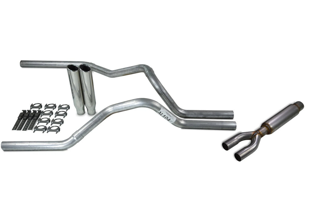 Dual Exhaust Kit for Dodge Ram 1500 (1994–2003) - 2.5" Glasspack Tip