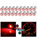 20X BA9S 1SMD LED Interior Instrument Panel Light Bulb for Car (1815, 1895)