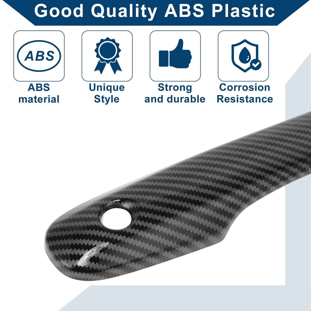 Carbon Fiber Door Handle Cover Trim for Toyota Camry (2018–2024)