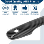 Carbon Fiber Door Handle Cover Trim for Toyota Camry (2018–2024)