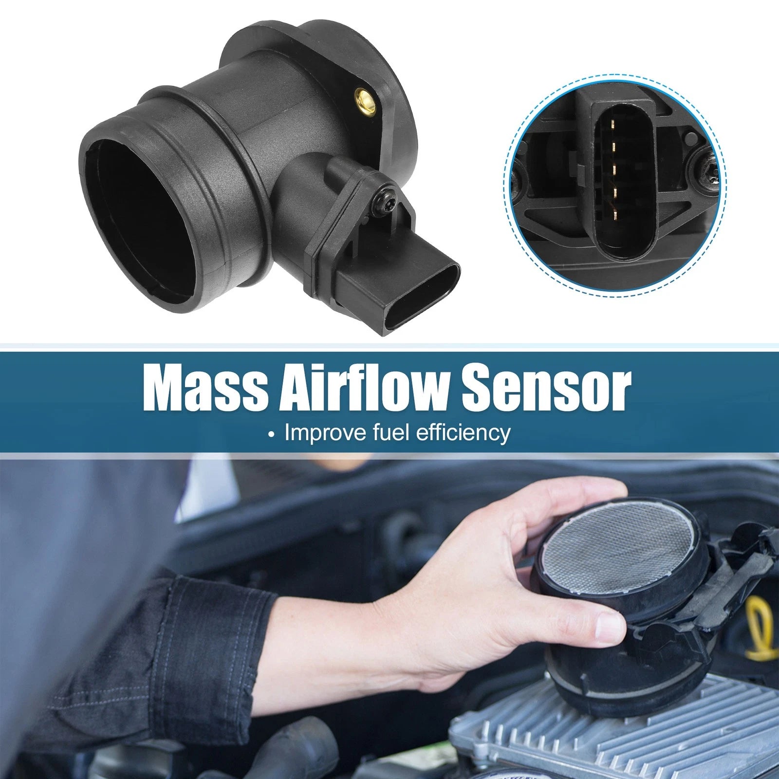 Mass Air Flow Sensor for Audi Q7 4.2L V8 (2007–2015) No. 06A906461G