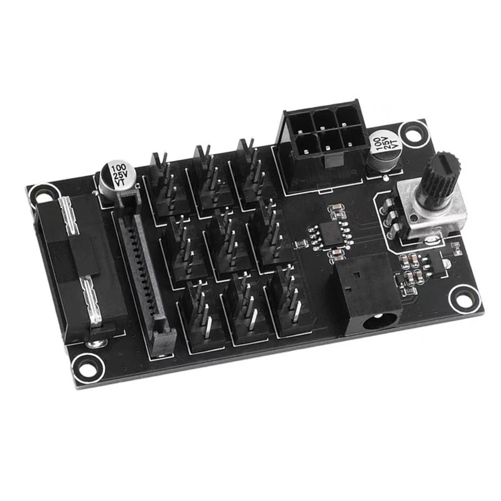 PWM Fan Controller for 12V DC Cooling Applications (Set of 4)