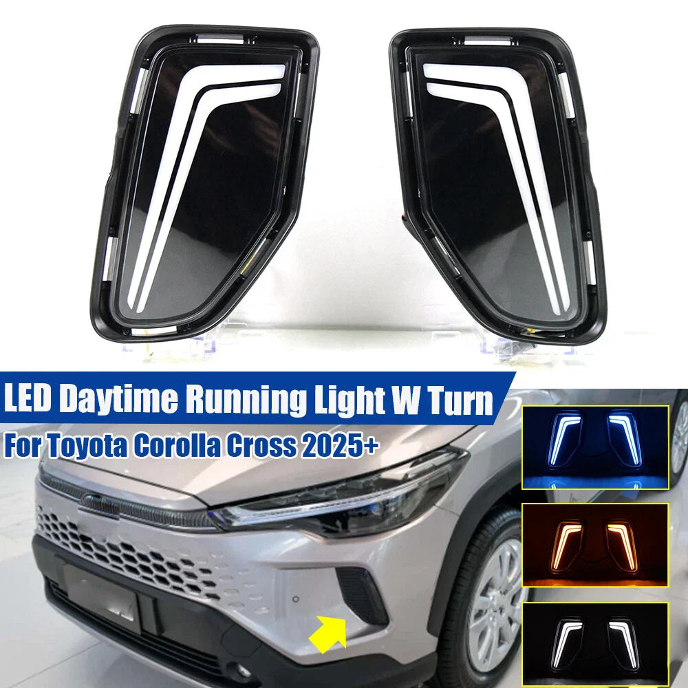 LED Fog Lamp DRL 4in1 for Toyota Corolla Cross (2020–2026)