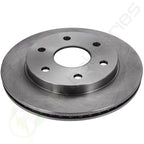 Set of 2 Front Rear Solid Brake Rotors for GMC Sierra 1500 (2001–2007)