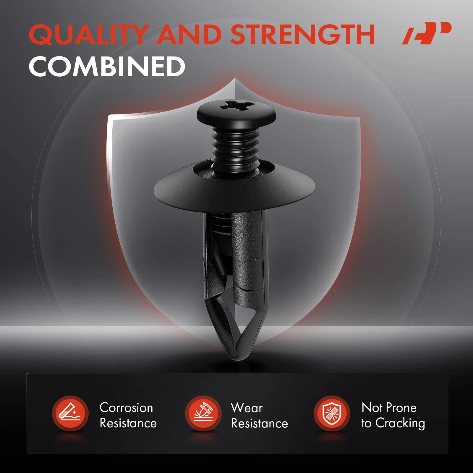 20Pcs 8mm Nylon Bumper Clip Retainers for Nissan