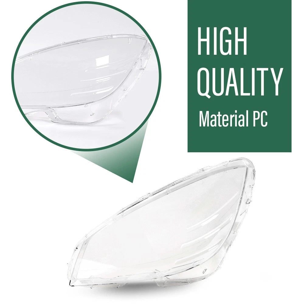 Pair Headlight Lens Covers for Mercedes Benz C-Class (2008–2011)
