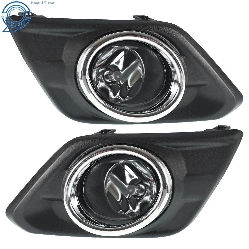 Bumper Fog Lights Set for Nissan Rogue (2014–2016) - Includes Switch & Bezel