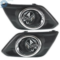 Bumper Fog Lights Set for Nissan Rogue (2014–2016) - Includes Switch & Bezel