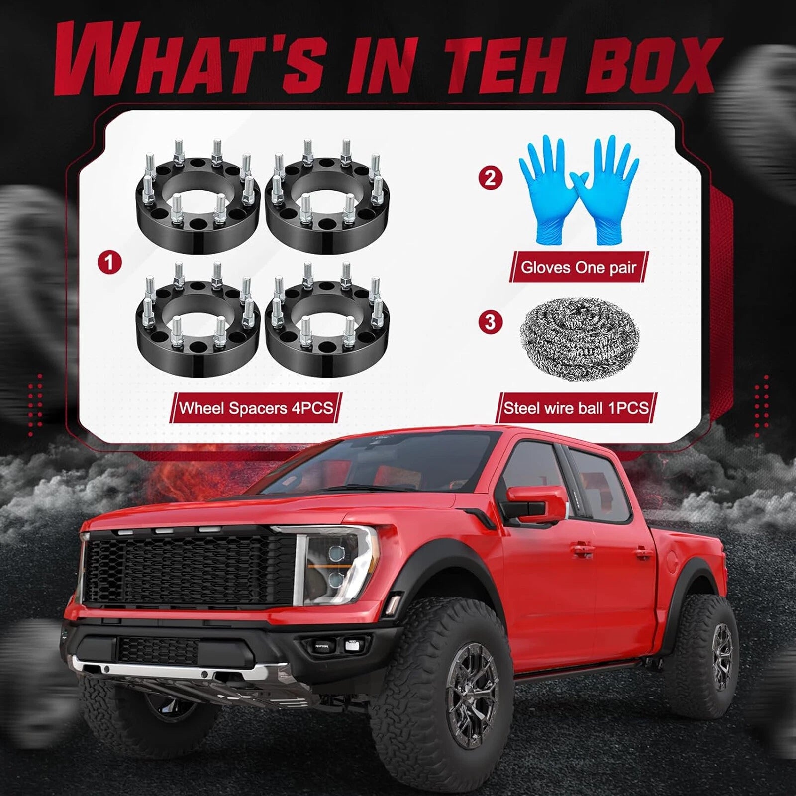2" 8x180 Wheel Spacers for Chevy Silverado GMC Sierra (2011-2016)