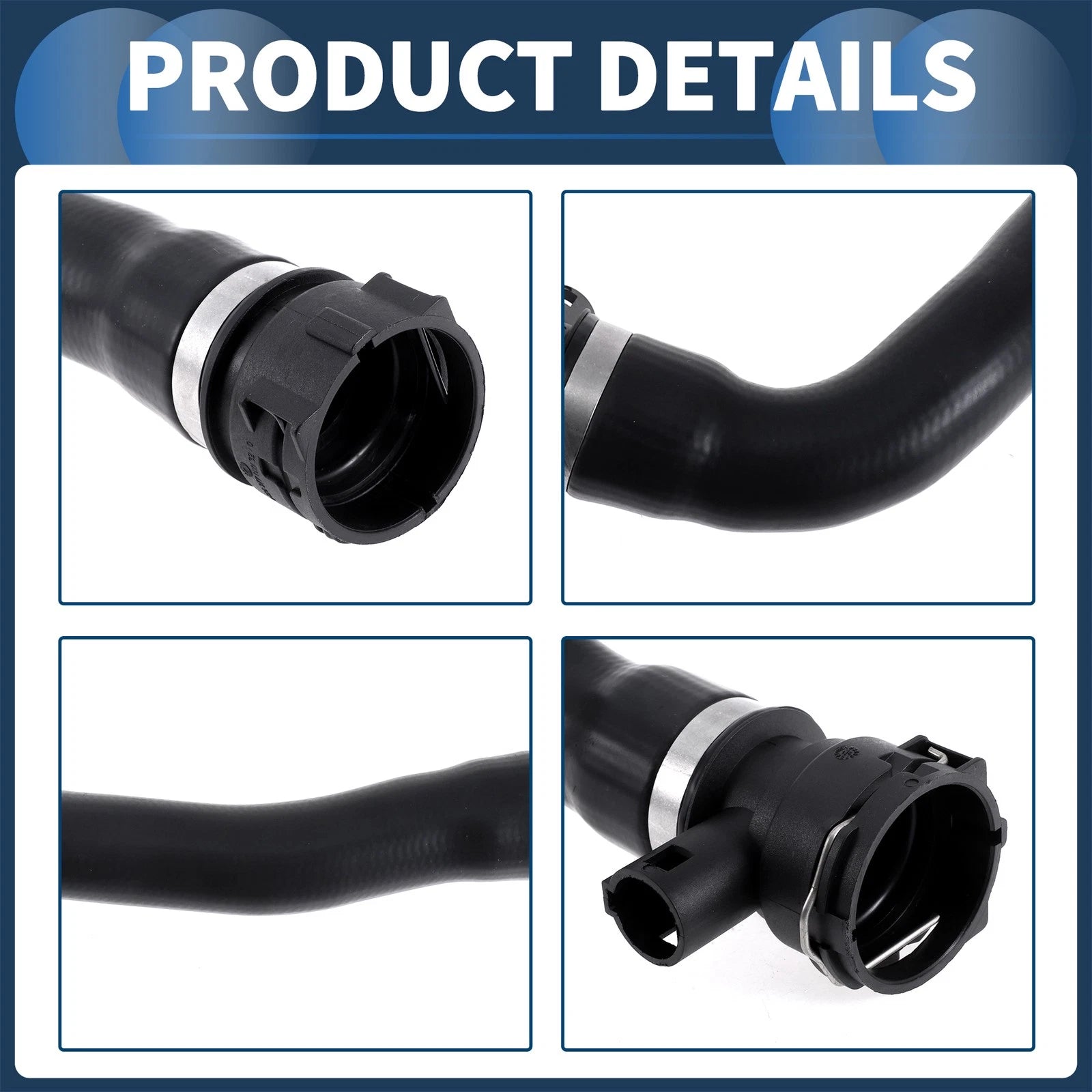 Radiator Hose for BMW 550i, 650i (2006–2010) No. 17127540666