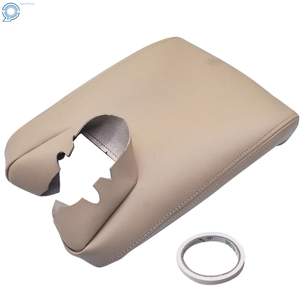 Center Console Lid Armrest Cover for Acura TL (2009–2014) Tan Vinyl