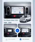 9" Wireless CarPlay Android Auto Head Unit for Nissan Cube (2008-2019)