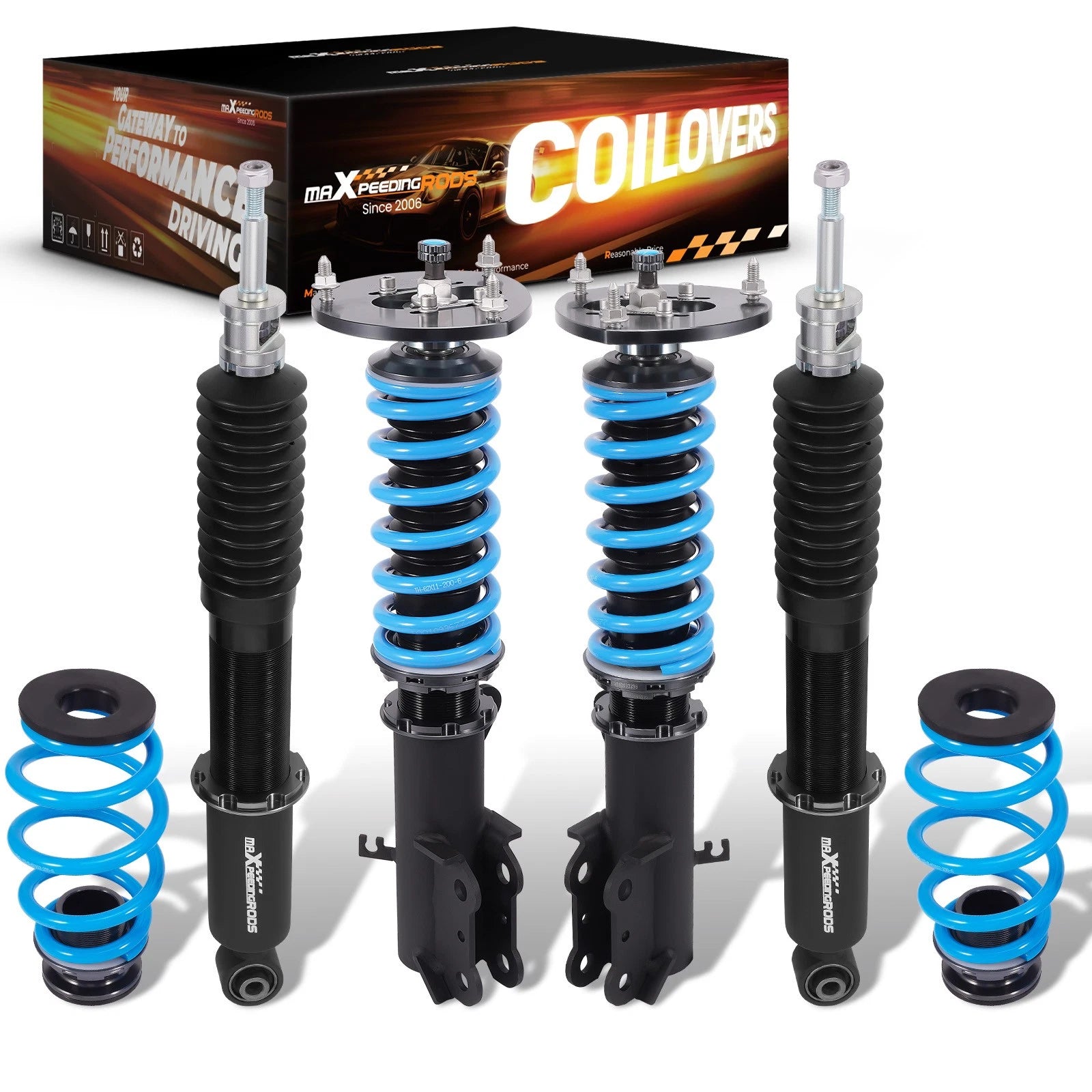 24 Way Adjustable Coilovers Lowering Kit for Chevrolet Volt (2016–2019)
