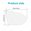 Heated Convex Mirror Glass with Base for VW Golf MK7 MK7.5 (2013–2018)